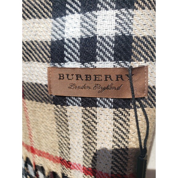 Scarf Nova Check Plaid Square Cashmere-like Size 77”x 12” Unisex Tartan Soft - Picture 3 of 12